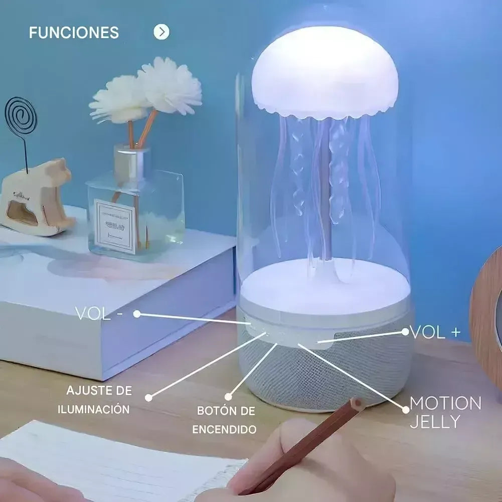 Lampara LED Medusa con Parlante Bluetooth